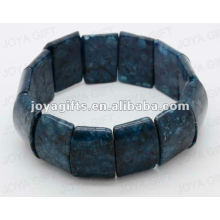 Agate Spacer Bead stretch Bracelets